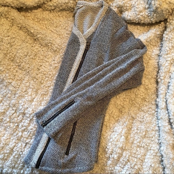 LUCKY Brand Zip Up Grey Jacket Shacket Medium - Picture 3 of 5